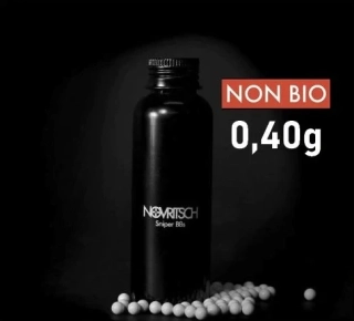 Novritsch SNIPER BBs Premium kuličky 0,40g, 530 BBs - Bílá